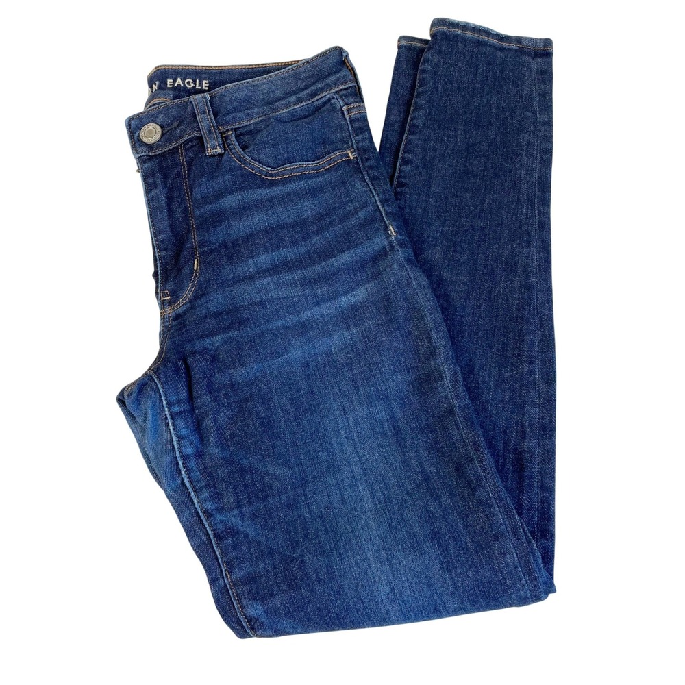 American Eagle Outfitters Hi-Rise Jegging Blue Size 6 Womens Next Level Stretch